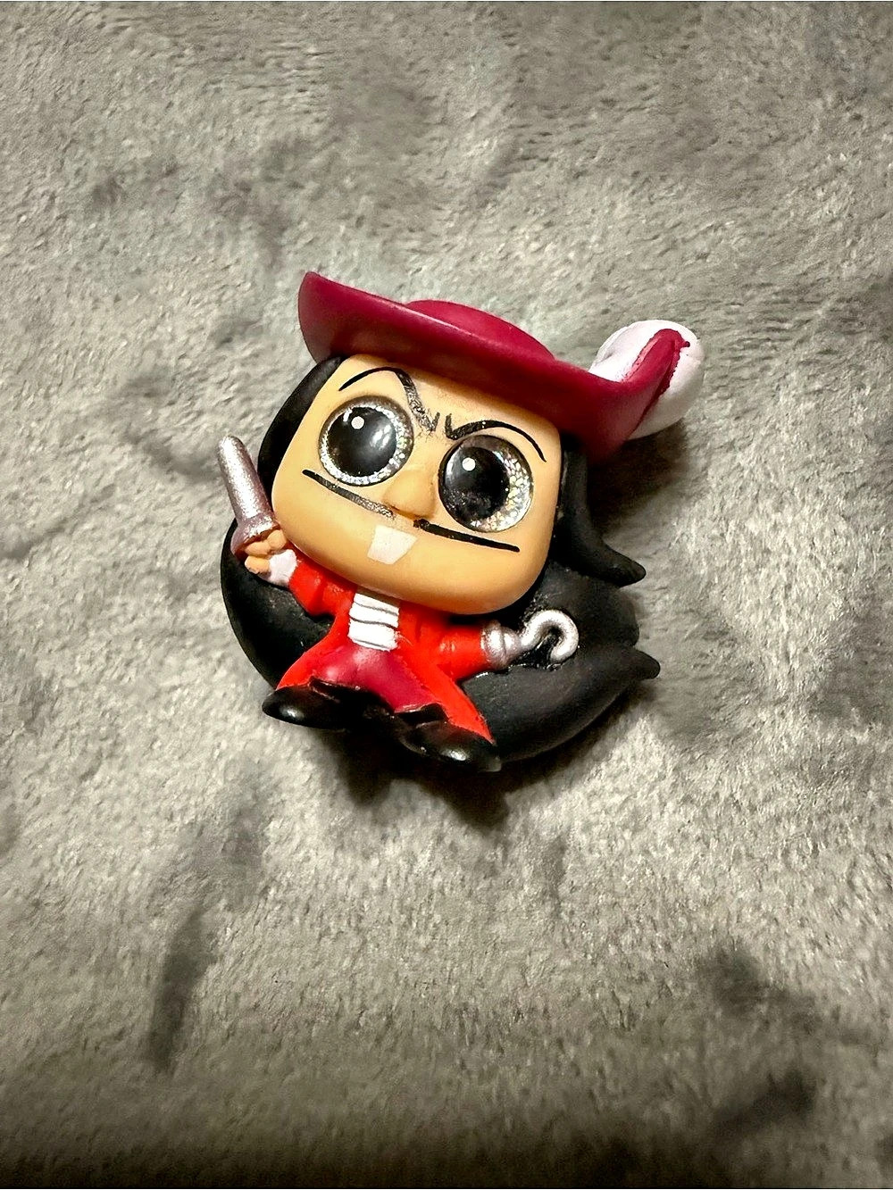 Disney Doorables Captain Hook Mini Figure Black & Red